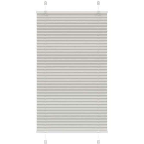 vidaXL Plisirana roleta svijetlosiva 70x100 cm širina tkanine 69,4 cm Cijene