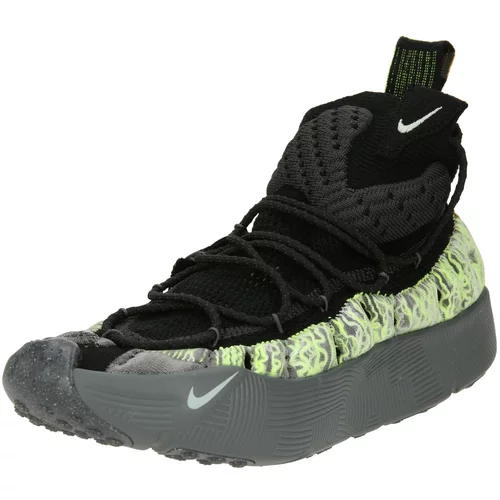 Nike Sportswear Visoke tenisice 'ISPA Sense' siva / limeta / crna