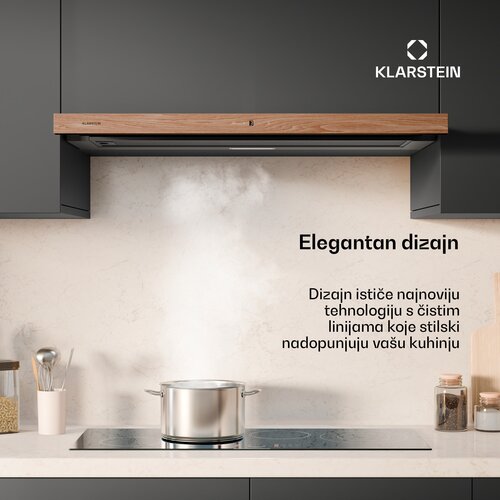 Klarstein ZenFusion napa | protok zraka 372 m3/h | EEK A | ekstrakcija/recirkulacija | 3 razine | tihi rad Cijene