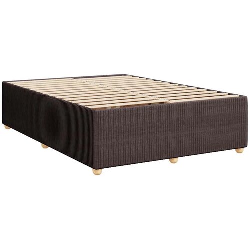  Boxspring - Krevet s oprugama i madracem tamnosmeđi 160x200 cm tkanina - Tamno smeđa 160 x 200 cm gumbi Slike