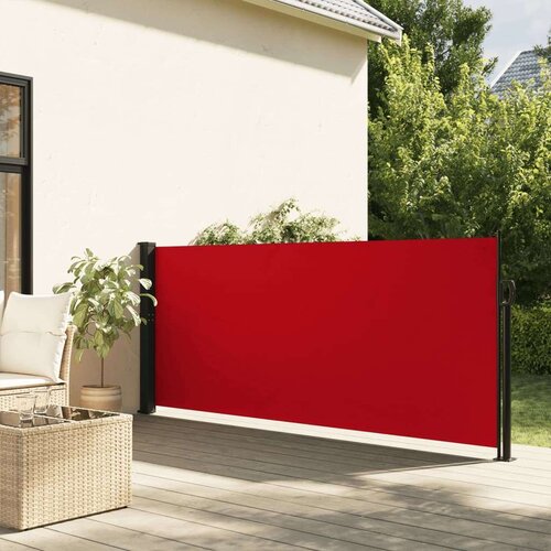  Uvlačiva bočna tenda 140 x 600 cm crvena Cijene