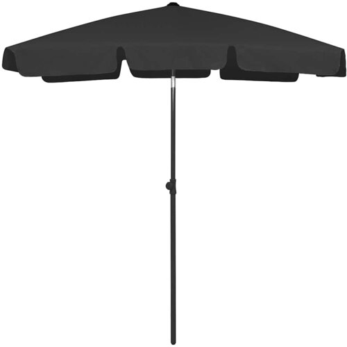  Suncobran za plažu crni 180 x 120 cm Slike