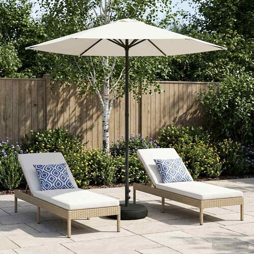 Vrtni Parasol s Podnožjem 230 x 230 cm Poliester Pravokutni Cijene