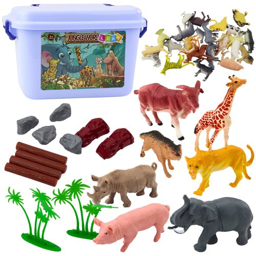  Set figurica za igru sa divljim životinjama SAFARI - 58 elemenata Cene