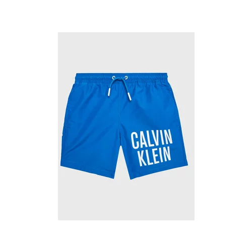 Calvin Klein Swimwear Kopalne hlače Medium KV0KV00021 Modra Regular Fit