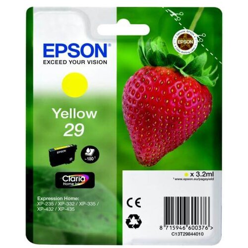 Epson kartu&amp;scaron;a 29 Y (C13T29844010) (rumena), original Slike