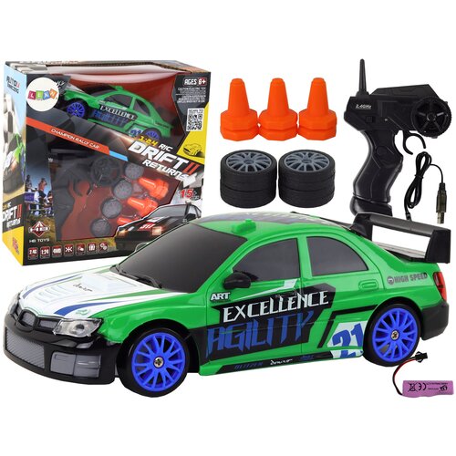  Auto na daljinsko upravljanje Sports Car R/C 1:24 - zeleni Slike