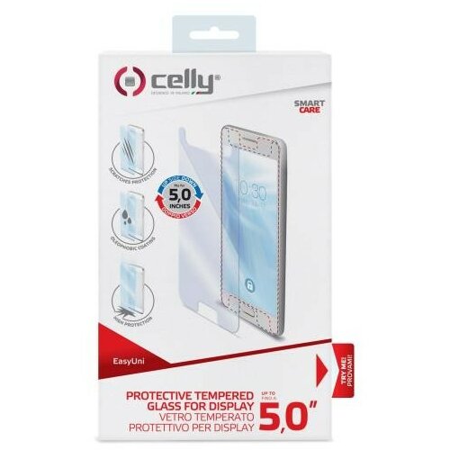 Celly zaštitno staklo za telefon universal xl 5.0 Slike