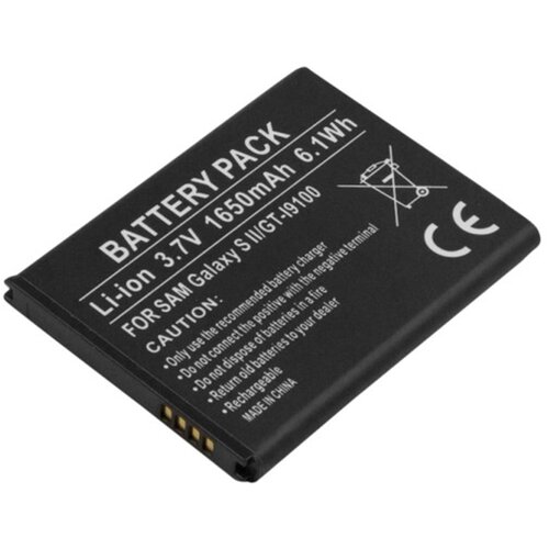 AVIZAR Baterija za Galaxy S II / S II Plus / Galaxy R Li-ion 3.7V 1650mAh 6.1Wh, Črna, (5000070432) Cene