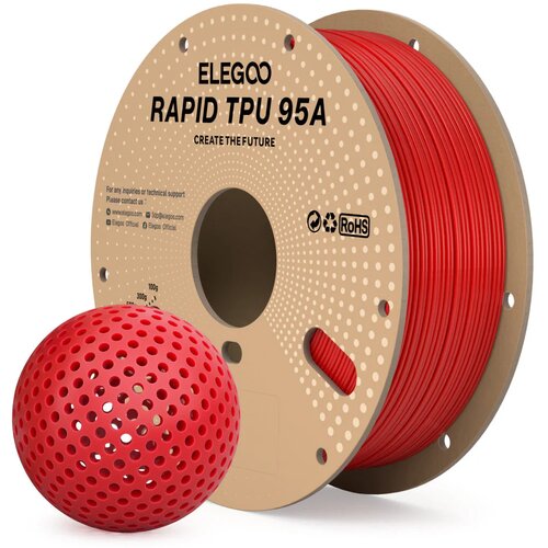 Elegoo Rapid TPU Red - 1,75 mm / 1000 g Cene