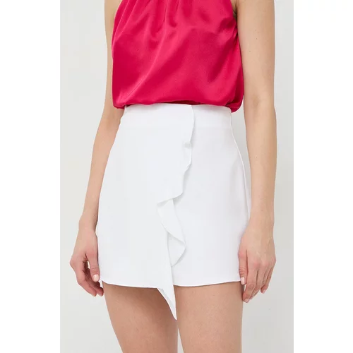Armani Exchange Suknja boja: bijela, mini, širi se prema dolje