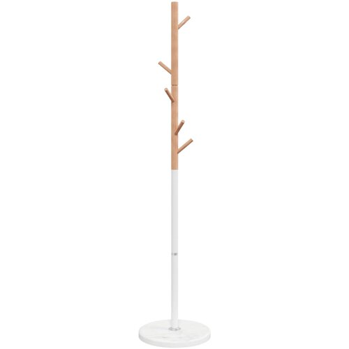 vidaXL Stojalo za plašče belo 172 cm železo s prašnim premazom, (21244695) Cene