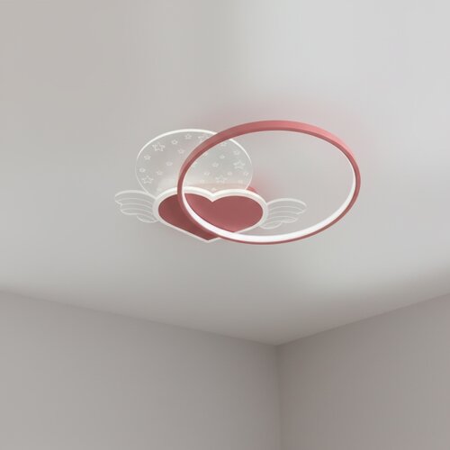  Brilagi - LED dečije plafonsko svetlo LOVE LED/48W/230V 3000/4500/6000K ružičasta Slike