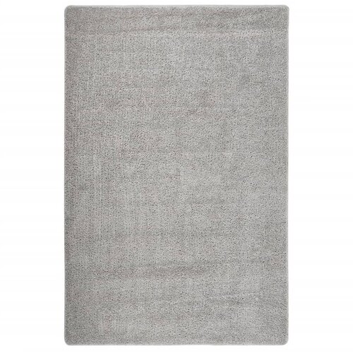 vidaXL Čupavi tepih svjetlosivi 200 x 290 cm protuklizni Cijene
