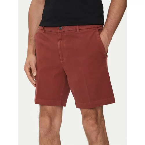 Boss Kratke hlače iz tkanine Kane-Shorts 50512527 Rjava Regular Fit
