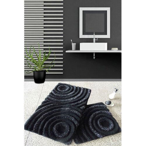 Conceptum Hypnose Set od 2 kupaonska tepiha crna Cene