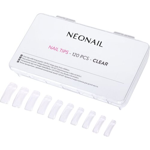 NeoNail Nail Tips umetni nohti vrsta Clear 120 kos Cene
