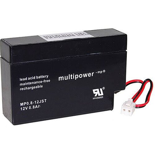 Multipower PB-12-0\,8-JST MP0\,8-12 svinčeni akumulator 12 V 0.8 Ah svinčevo-koprenast (Š x V x G) 96 x 62 x 25 mm JST konektor brez vzdrževanja\, nizko samopraznjenje, (20439191) Cene