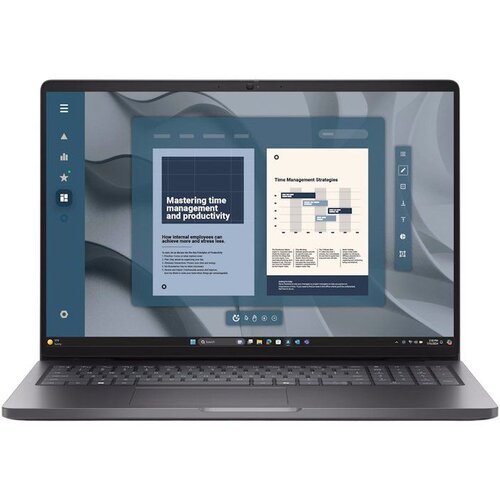 Dell Laptop Pro 16 16'' Ryzen 5 220 8GB 512GB SSD Backlit Magnetite Cene
