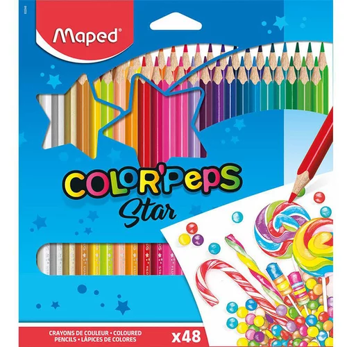 Maped Barvice Color&apos;peps Star, 48 kosov