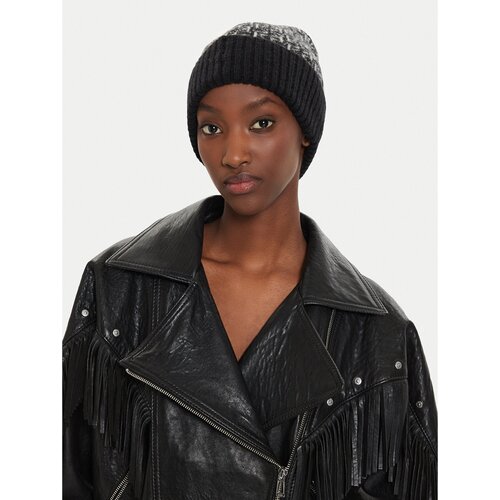 Calvin Klein MONOGRAM FOLD TURN UP BEANIE K60K612595 Crna Slike