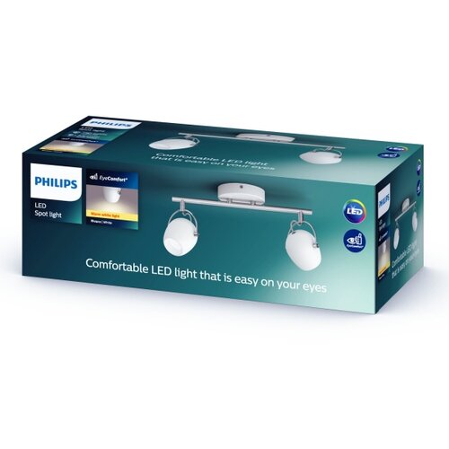 Philips Lirio 57032/31/P0 - LED spot svetiljka PLANET 2xLED/4,2W/230V Slike