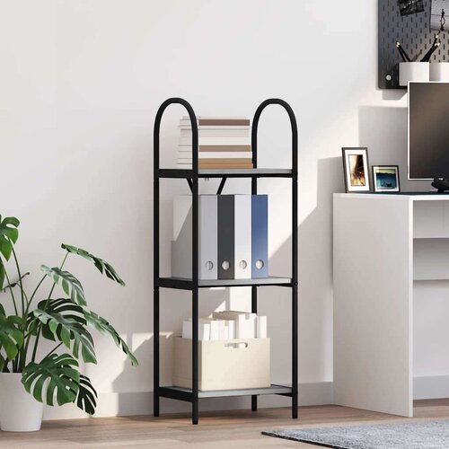 vidaXL Polica Sivi hrast sonoma 40 x 30 x 109 cm Konstruirano drvo Cijene