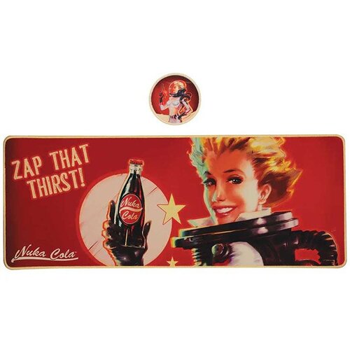 Fanattik podloga fallout nuka-cola xl desk pad and coaster set Cene