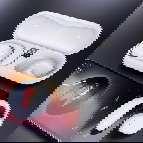 Dudao Brezžične Bluetooth slu&amp;scaron;alke, bele, (21979770) Slike