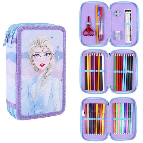 Frozen PENCIL CASE WITH ACCESSORIES