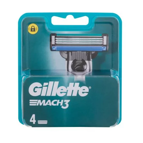 Gillette Mach3 Set nadomestne britvice 4 kos za moške true