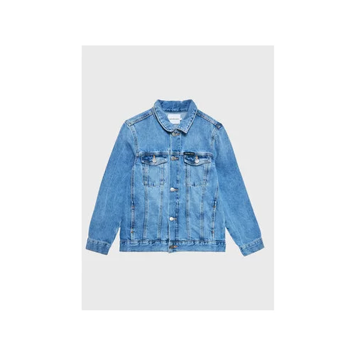 Calvin Klein Jeans Jeans jakna Rlxo Denim Jacket IB0IB01654 Modra Relaxed Fit