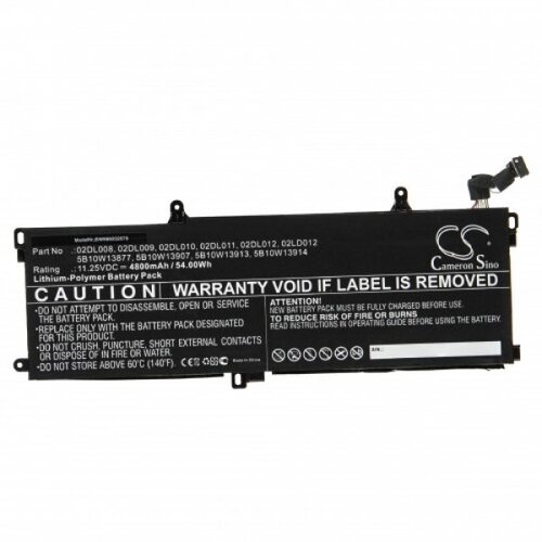 VHBW Baterija za Lenovo ThinkPad T590 / T15, 4800 mAh Slike