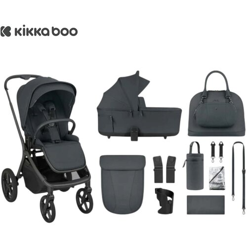 Kikka Boo platinum otro&scaron;ki voziček 2v1 goya&trade; graphite Cene