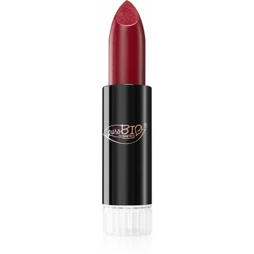 puroBIO cosmetics polnilo za semi-matte rdečilo za ustnice - 103 jagodno rdeča