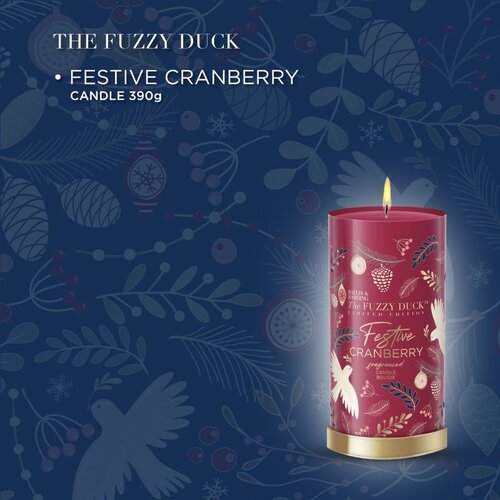 Baylis &amp;amp; Harding The Fuzzy Duck Winter Wonderland di&amp;scaron;eča sveča di&amp;scaron;ave Cranberry 390 g Slike