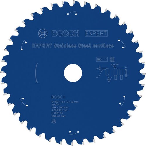 Bosch List testere za Inox, 160mm, 40T Cene