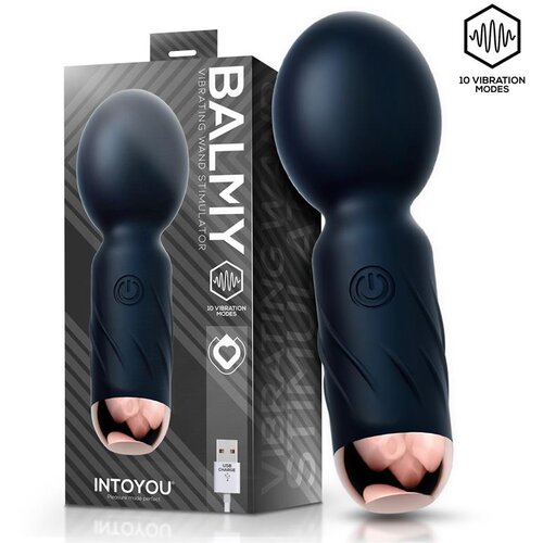 INTOYOU Balmy Vibrating Wand Stimulator Black Slike
