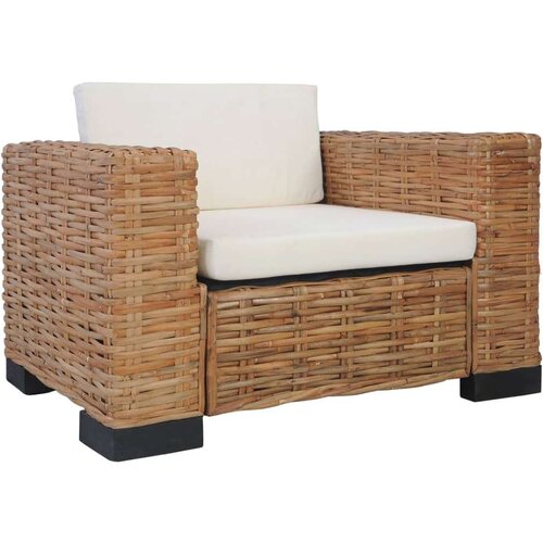 vidaXL 3-dijelni set sofa od prirodnog ratana s jastucima Cijene