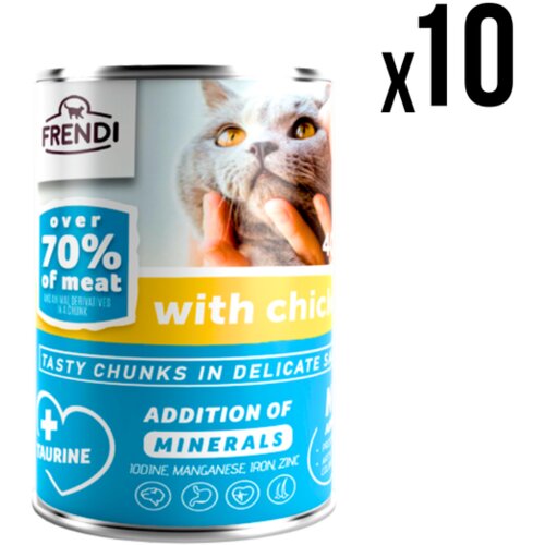 FRENDI konzerva za mačke piletina 400g x10 komada Cene