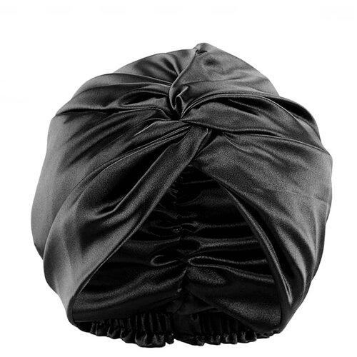 INF Dvoslojna spalna kapa iz 100% Mulberry Silk Black, (21538152) Slike