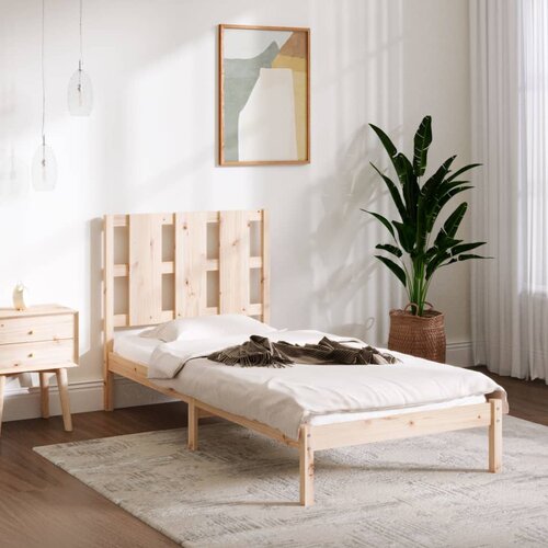  The Living Store Posteljni okvir trden les 75x190 cm - Posteljni Okvir, (21499406) Slike