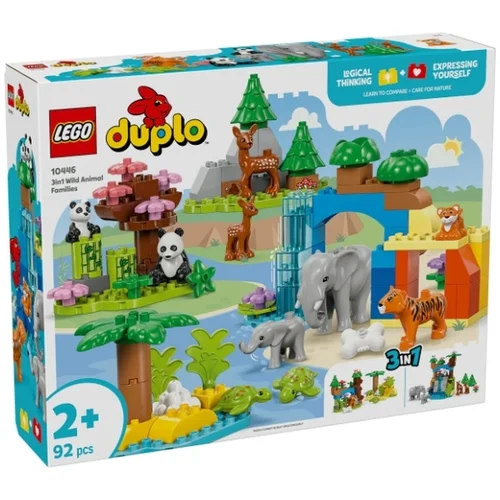 Lego LEGO® DUPLO® - Obitelji divljih životinja 3u1 (10446)