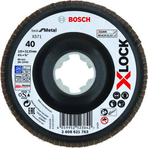 Bosch X571 Best for Metal X-LOCK lamelne brusne ploče, verzija pod uglom 2608621763 Cene