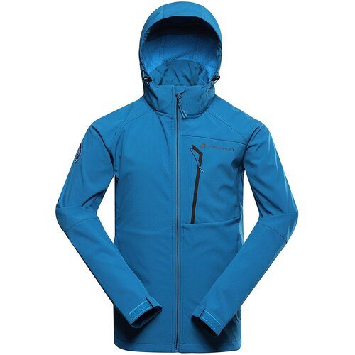 Alpine pro Men's softshell jacket with membrane HOOR mykonos blue Cene