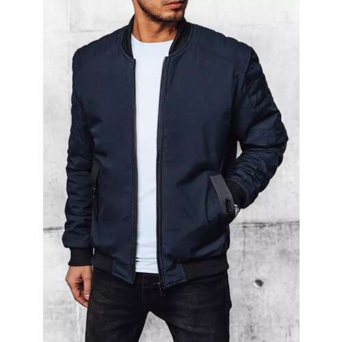 DStreet Dark Blue Intermediate Mens Jacket Slike