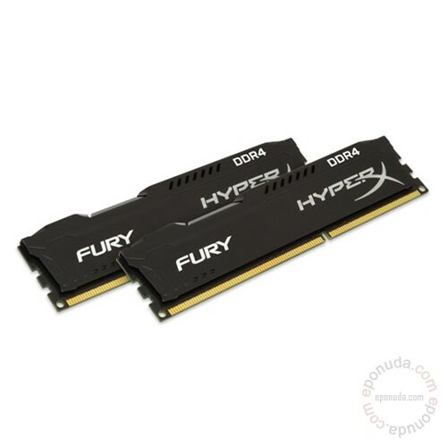 Kingston HyperX DDR4 16GB (2x8GB), 2133Mhz, CL14, HyperX Fury (HX421C14FBK2/16) ram memorija Slike