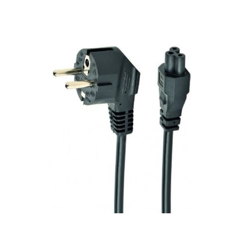 E-green kabl naponski za laptop - detelina, premijum 3x1.5mm, 1.8m crni Slike