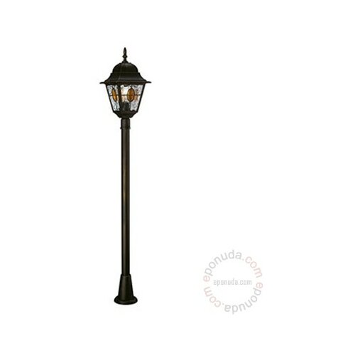 Massive lampa Munchen post black brush 1x100W 230V 15173/42/10 Slike