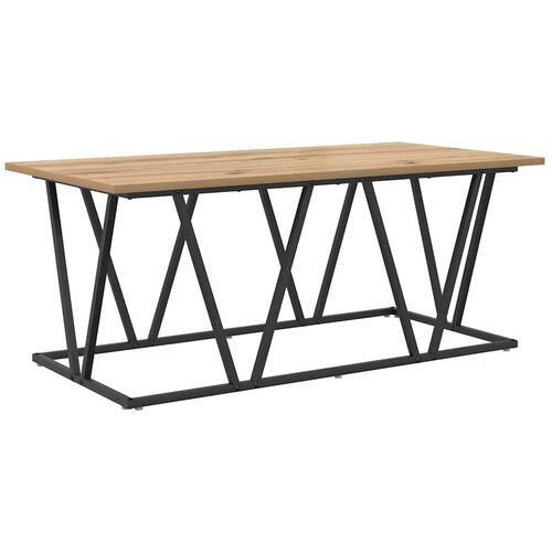  Kava Stol 100 x 50 x 40 cm Projektirano drvo i metal Slike
